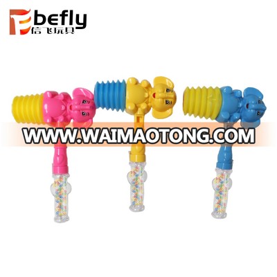 Cute elephant plastic toy candy with hammer